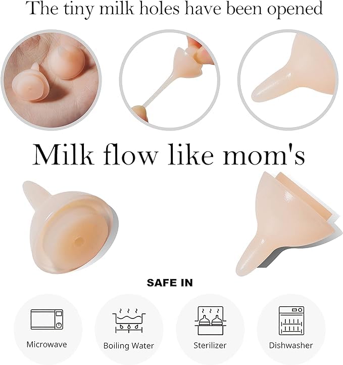 Doggiema Silicone Feeding Nipples And Syringes For Newborn Kittens, Puppies, Small Animals, Rabbits Dongdong Pet