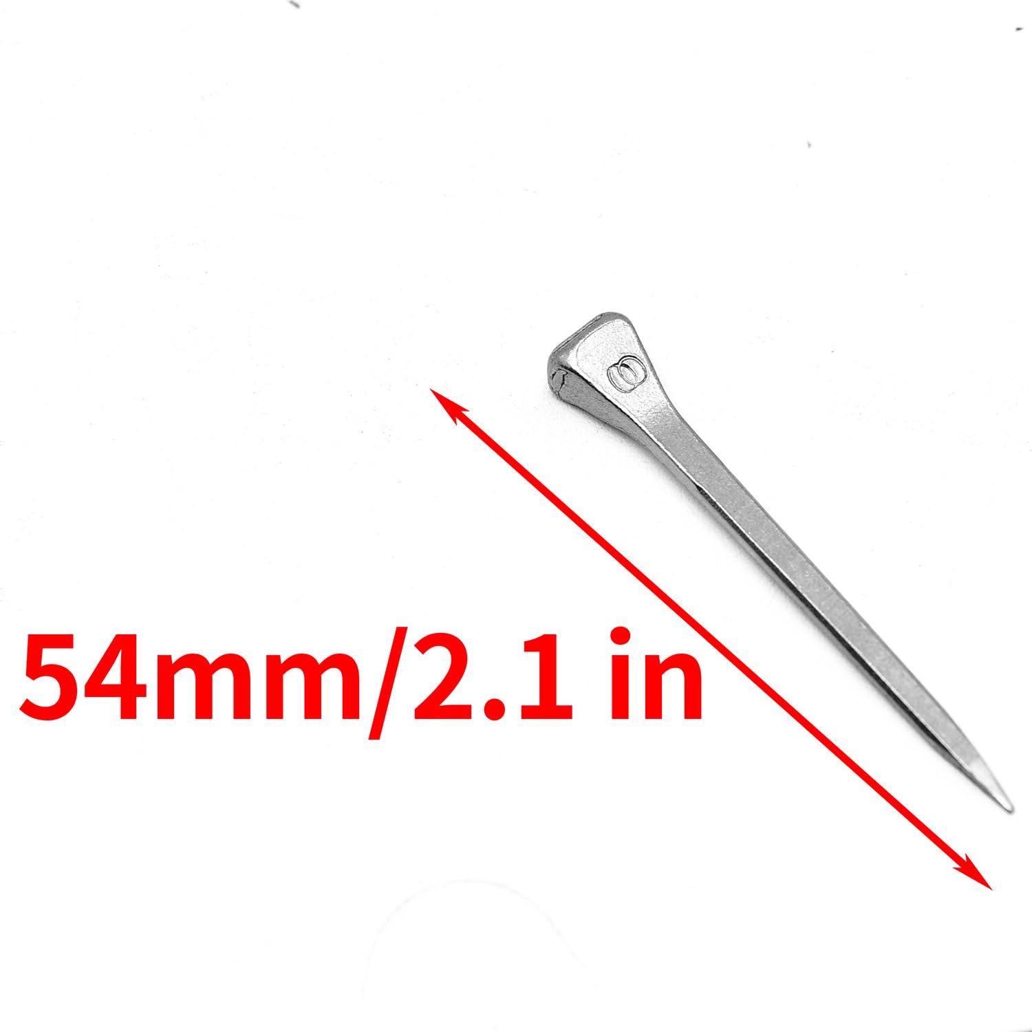 Surf Turtle E6 Horseshoe Nails 50 Pcs 2.1 Inches Low Carbon Steel Horse Hoof Nails Horse Training Supplies Tool For Securing Fir