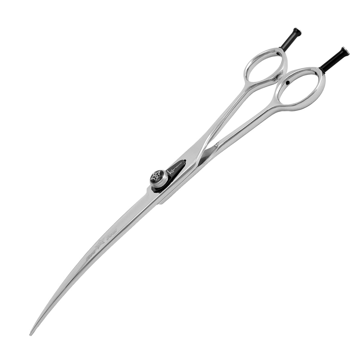 Kenchii Five Star Even Handle Dog Grooming Shears, 8.5 Inch Curved Shears, Light Weight, Heavy Duty Pet Grooming Scissor For Dogs, Cats And Other Animals