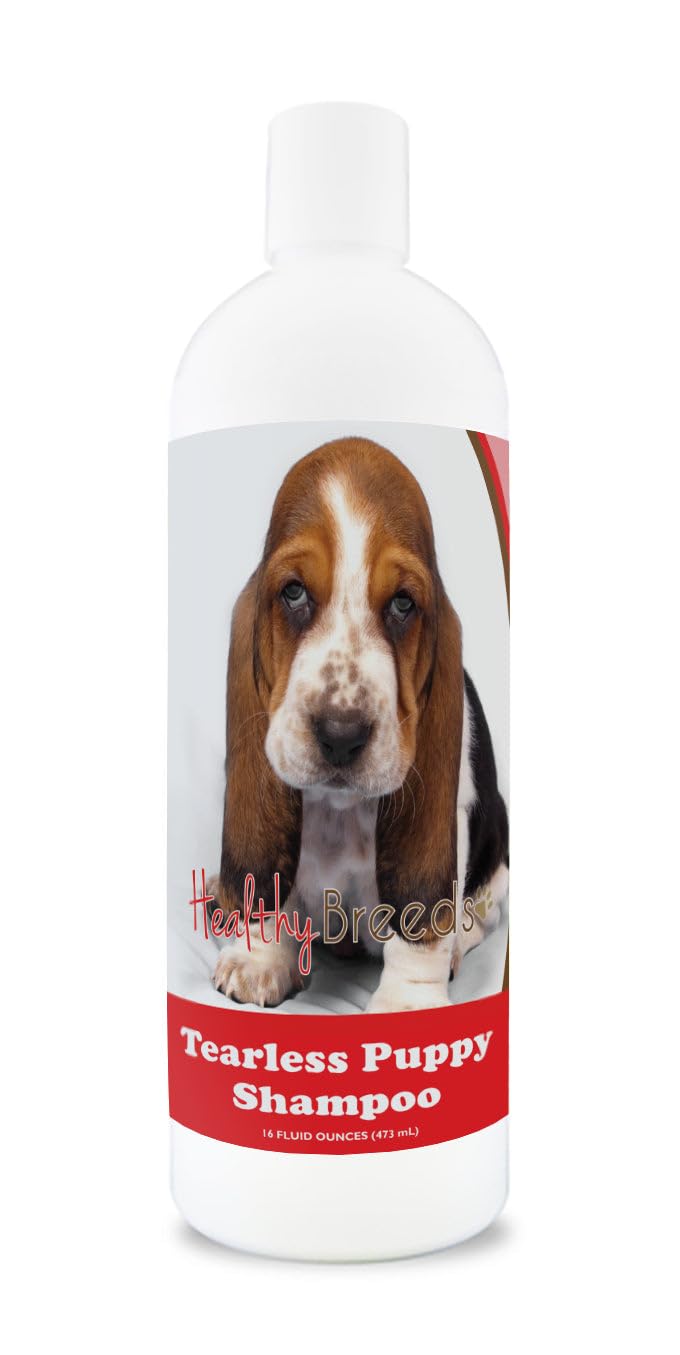 Healthy Breeds Basset Hound Tearless Puppy Dog Shampoo 16 Oz
