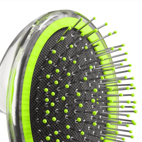 Conairpro Dog & Cat Pet Brush With Ergonomic Pet-It Design, Dog Brush For Shedding, Metal Pin, Yellow