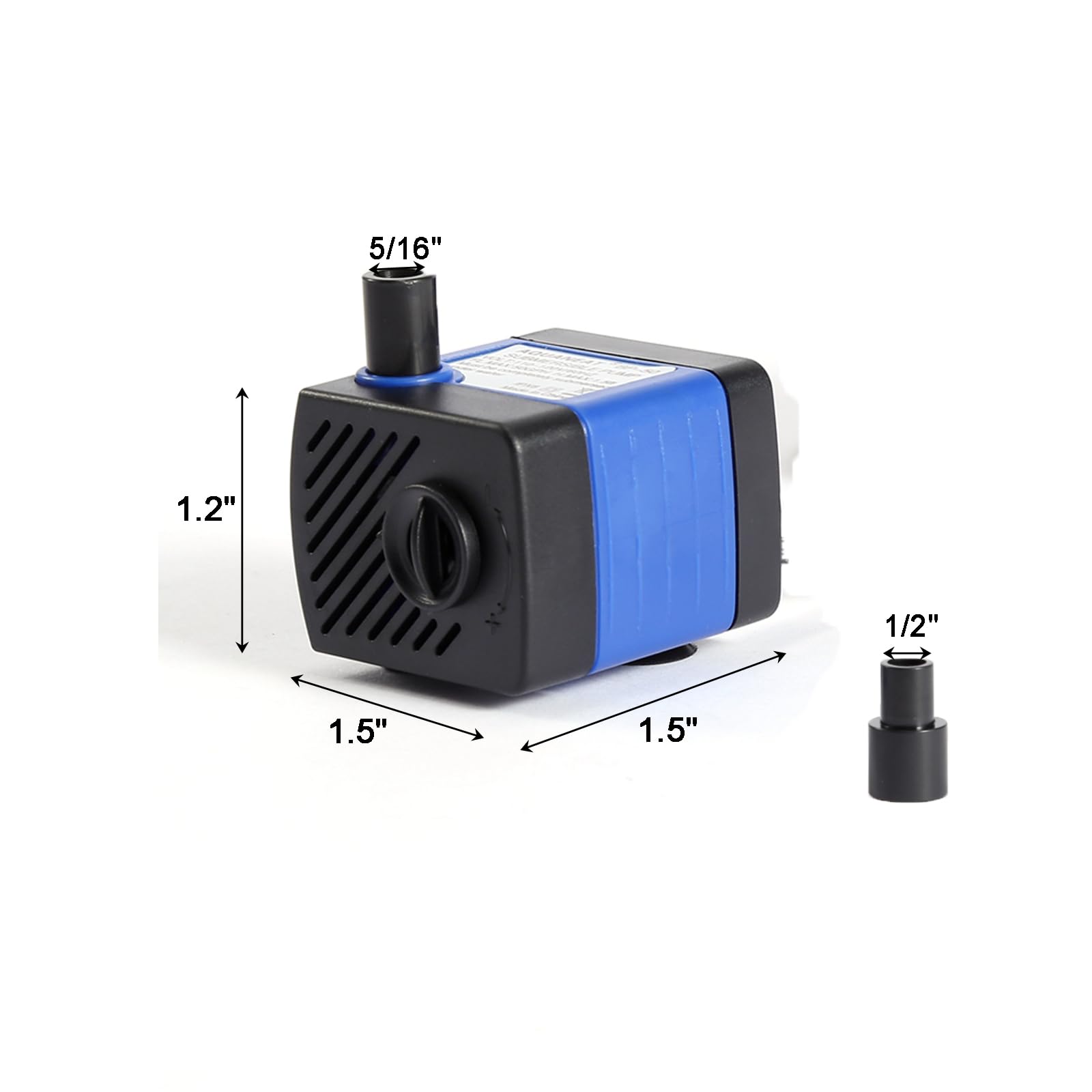 Aquaneat 2Pcs Submersible Water Pump, 50Gph Fountain Pump, Small Water Pump, Aquarium Pump For Fish Tank, Outdoor Water Fountain, Hydroponics, Pond