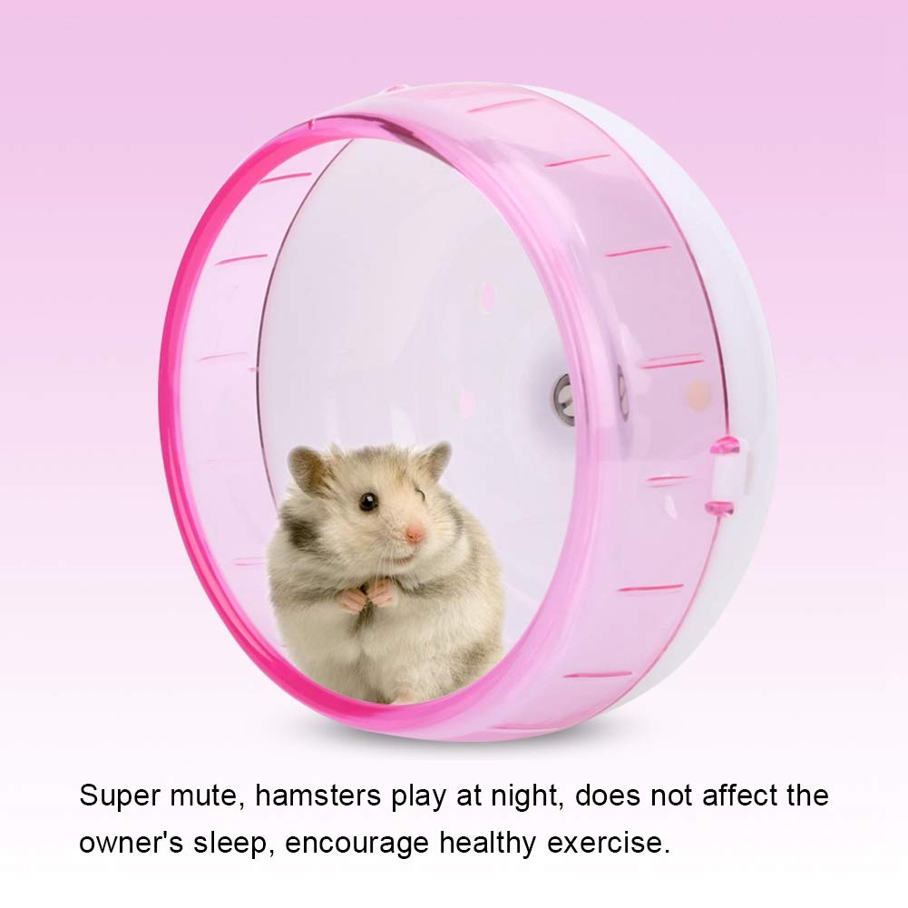 Topincn Hamster Silent Roller Silent Running Exercise Wheel Plastic Pet Toy Rotating Ferris Wheel For Rats Hamster Small Animals