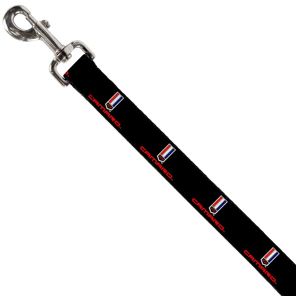 Dog Leash Camaro Badge Logo Repeat 6 Feet Long 1.0 Inch Wide
