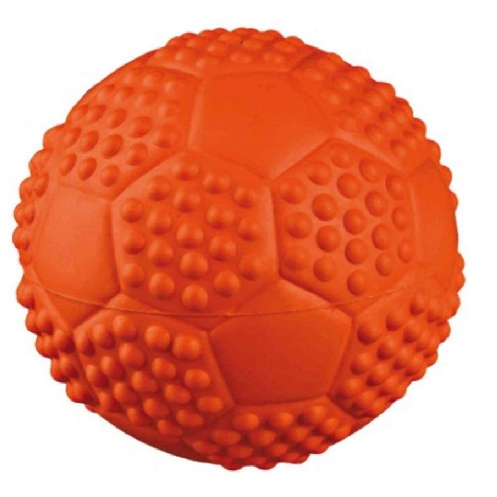 Trixie Sound Ball Toy for Dogs and Cats, Natural Rubber Sport Ball, Bouncing Quality, Promotes Healthy Play and Exercise  7 cm 