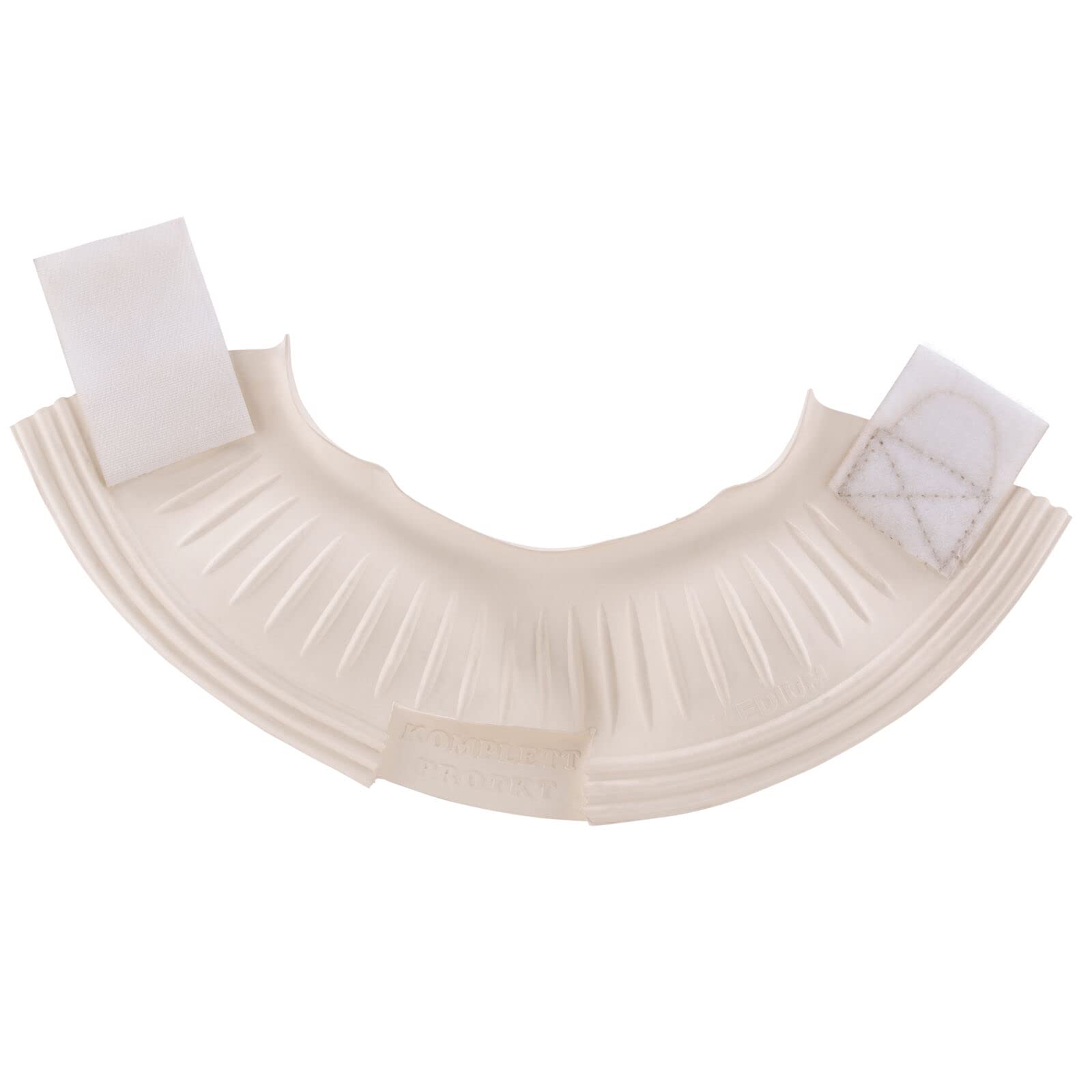 Horze No Turn Overreach Rubber Bell Boots For Horses - White - M