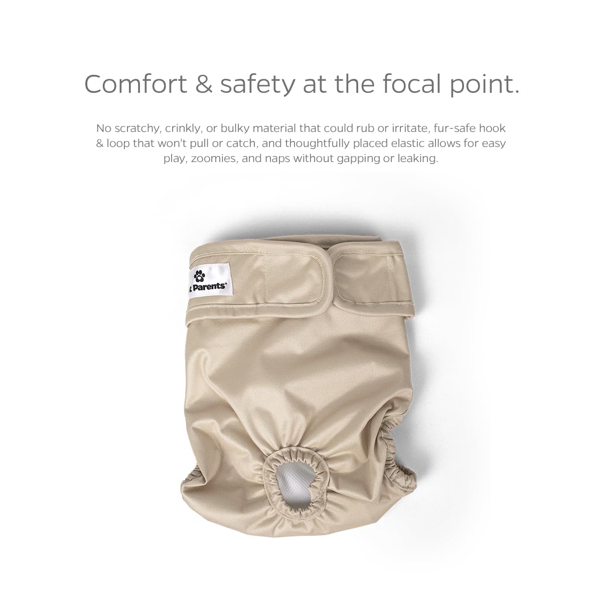 Pet Parents Washable Dog Diapers (3Pack) + Extendrs Of Durable Doggie Diapers, Premium Dog Diapers Female (X-Small, Spruce)