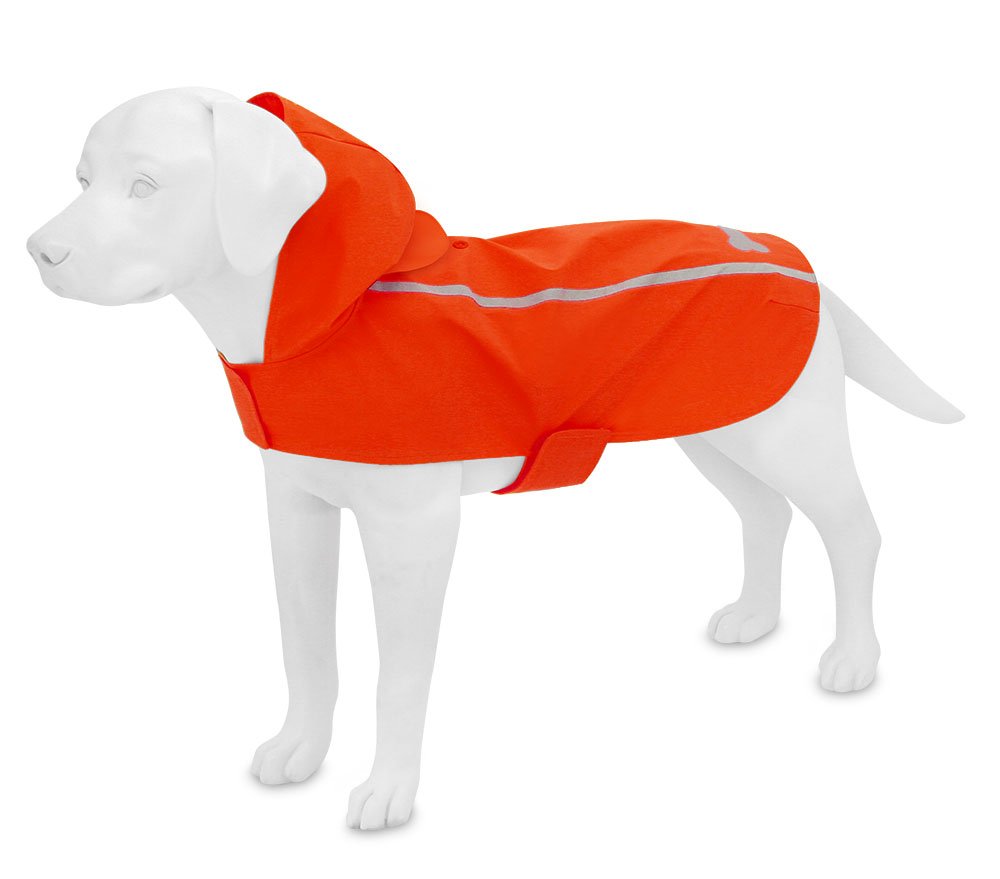Voyager Waterproof Dogs Raincoat - Rain Poncho by Best Pet Supplies - Red, X-Small, Chest: 12.5 ~ 16 (253-RD-XS)