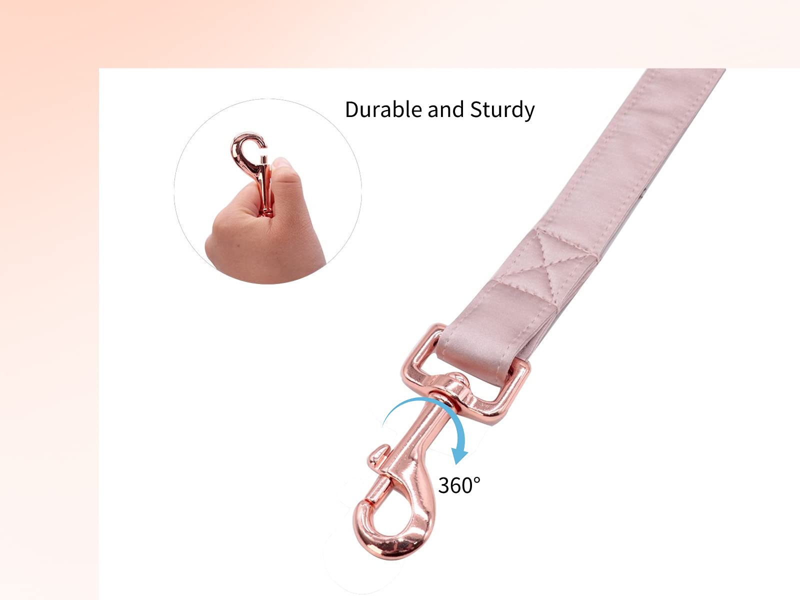 Unique Style Paws Silk Dog Leash Durable Dog Leashes With Welded D-Ring Comfortable Handle For Small Medium Large Dogs Z-Princes