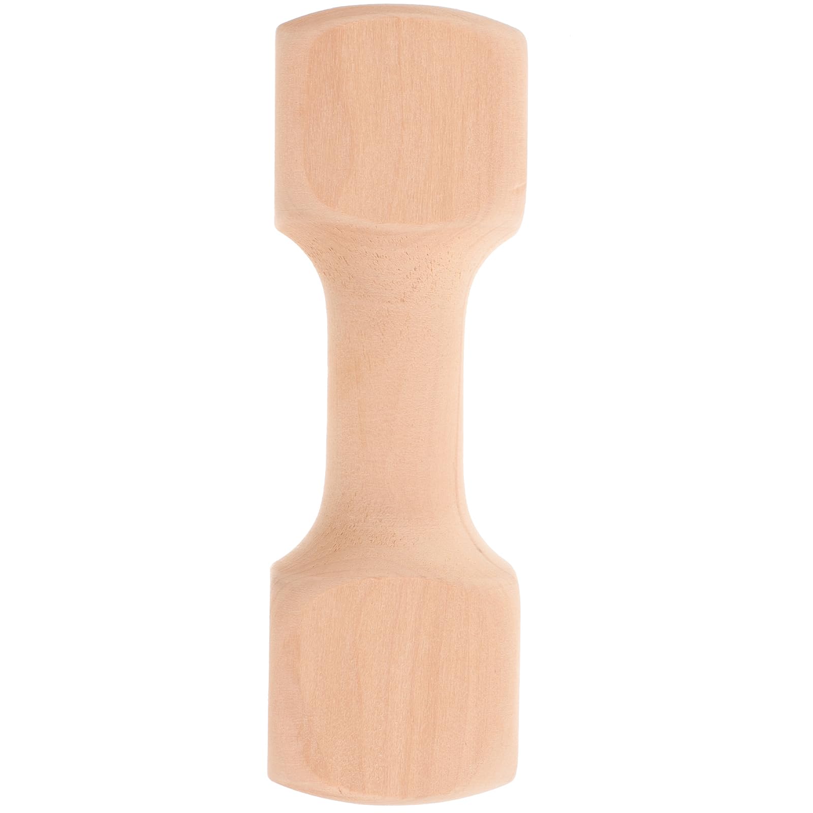 KsPups Wooden Dumbbell Dog Toy  Natural Puppy Chew Toy for Training, Fetch & Play | Durable Pet Accessories for Small & Medium 