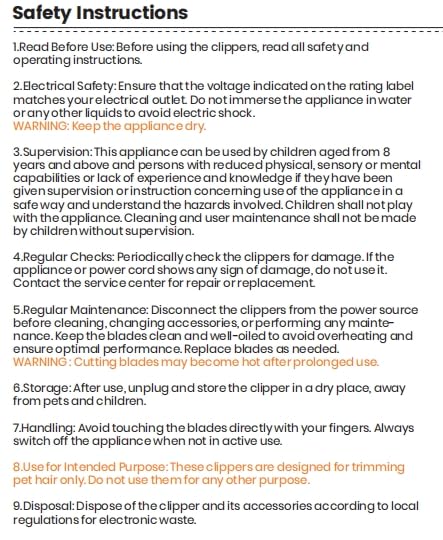 Oneisall 10 Mm Blue Metal Combs For Dog Clippers For Grooming For Thick Heavy Coats