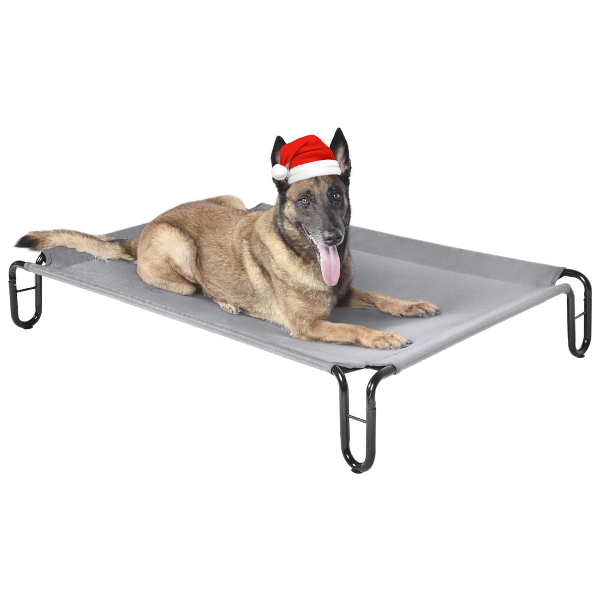 Pettycare Elevated Outdoor Dog Bed - Raised Dog Bed For Large Dogs, Waterproof Dog Cot Bed Easy To Assemble, Cooling Elevated Do