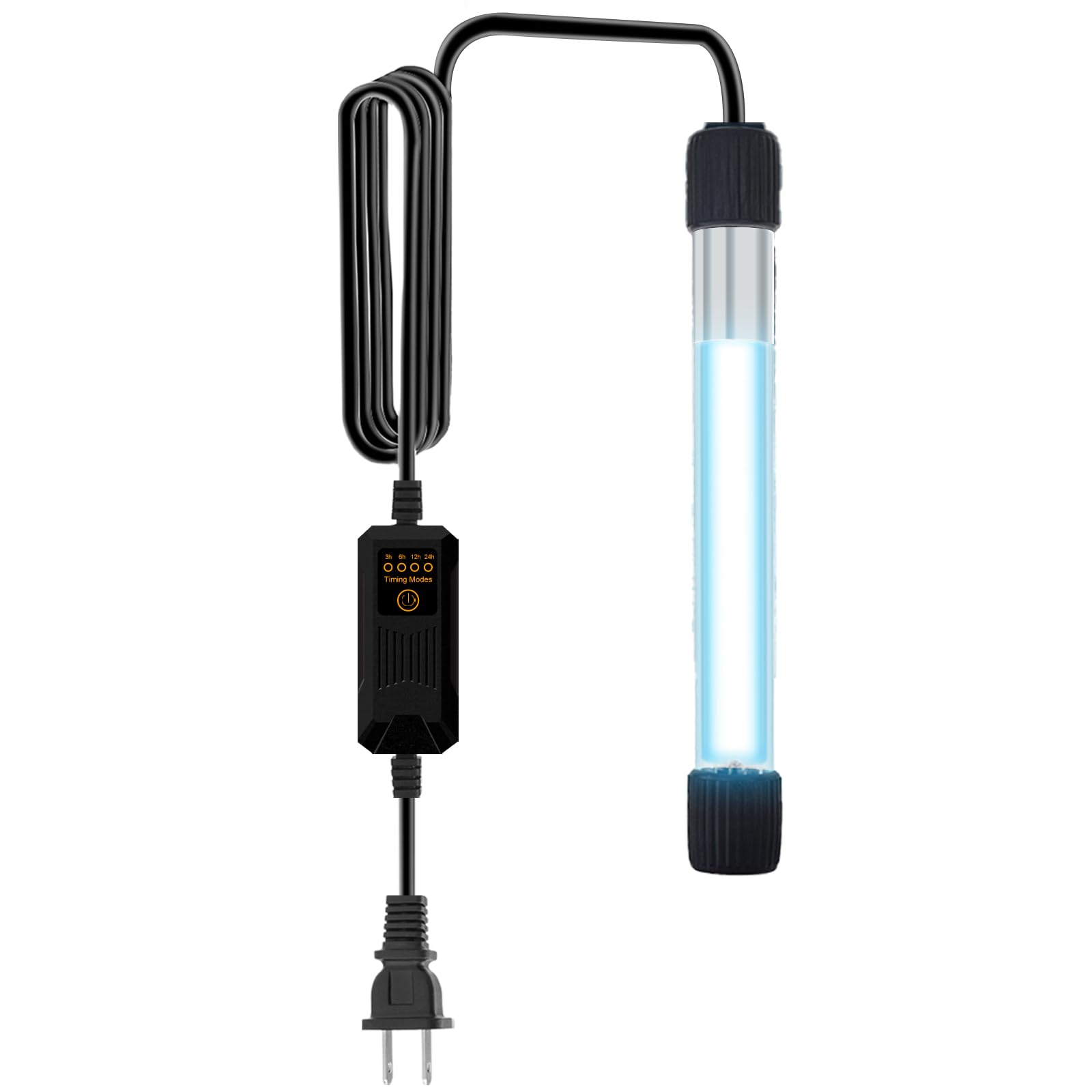 Vcraze Aquarium Filter Replacement Light Bulb With Timer, Fish Tank Filter Replacement Parts, Including 1 X 5W Light Bulb