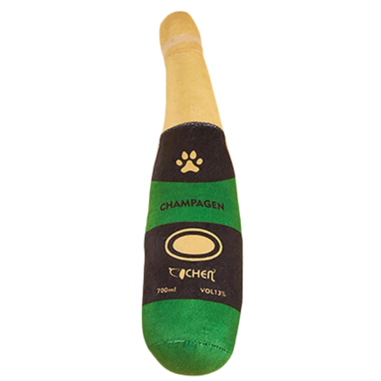 cature Care by Nature Plush Dog Toy Squeaky Stuffed Dog Toys,Plush Champagne Bottle 28 Cm,Dog Interactive Toy Squeaky Pet Toys F
