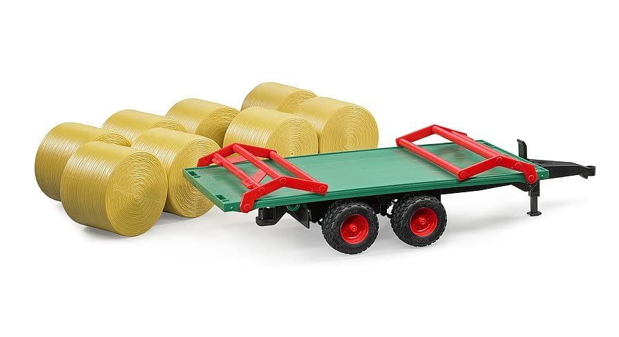 Bruder 02344 Accessories - Set Of 4 Round Hay Bales Brown