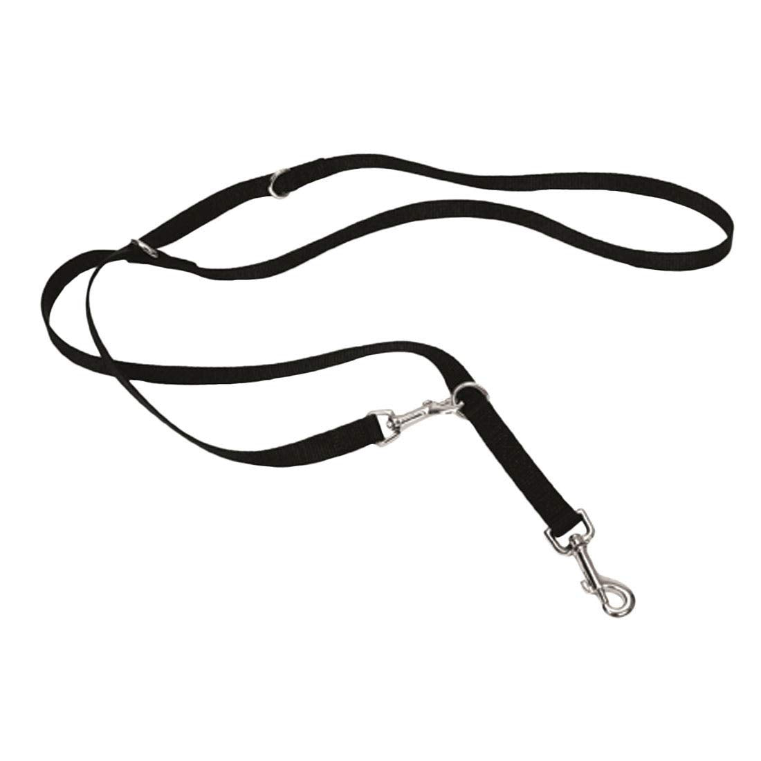 Coastal - Multi-Function Dog Leash, Black, 3/4' X 06'