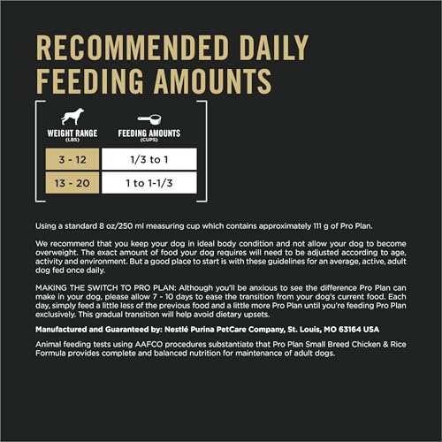 Purina Pro Plan High Protein Small Breed Dog Food, Chicken & Rice Formula - 6 lb. Bag