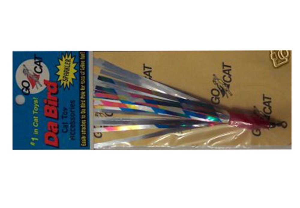 Gocat Da Bird Cat Toy Refill Accessories, Handmade In The Usa, Sparkler