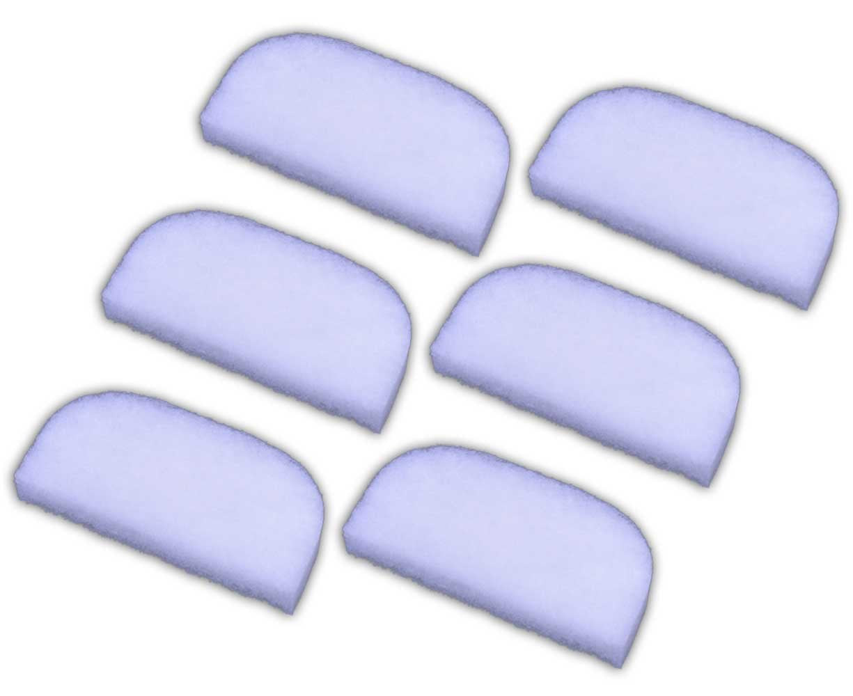 Zanyzap 6 Water Filter Polishing Pads For Fluval 104 105 106 204 205 206