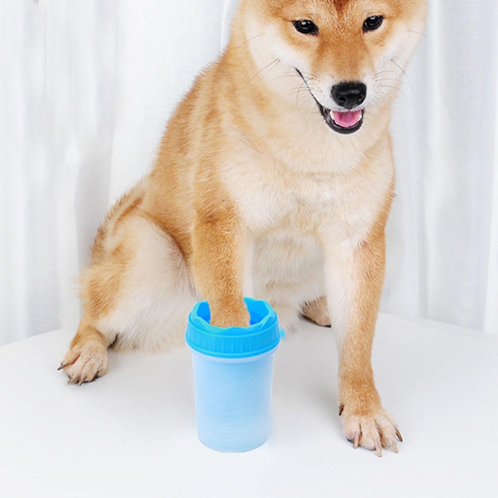 Dog Paw Cleaner Cup - Silicone Bristle Pet Paw Washer For Small, Medium, And Large Dogs & Cats | Easy-To-Use, Mess-Free Paw Clea