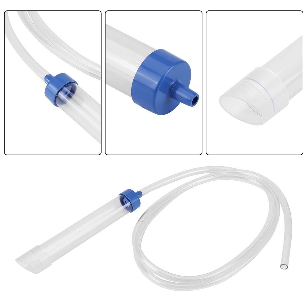 Aquarium Manual Water Changer Air Pump Siphon Fish Tank Gravel Tube Fish Tank Cleaning Tool