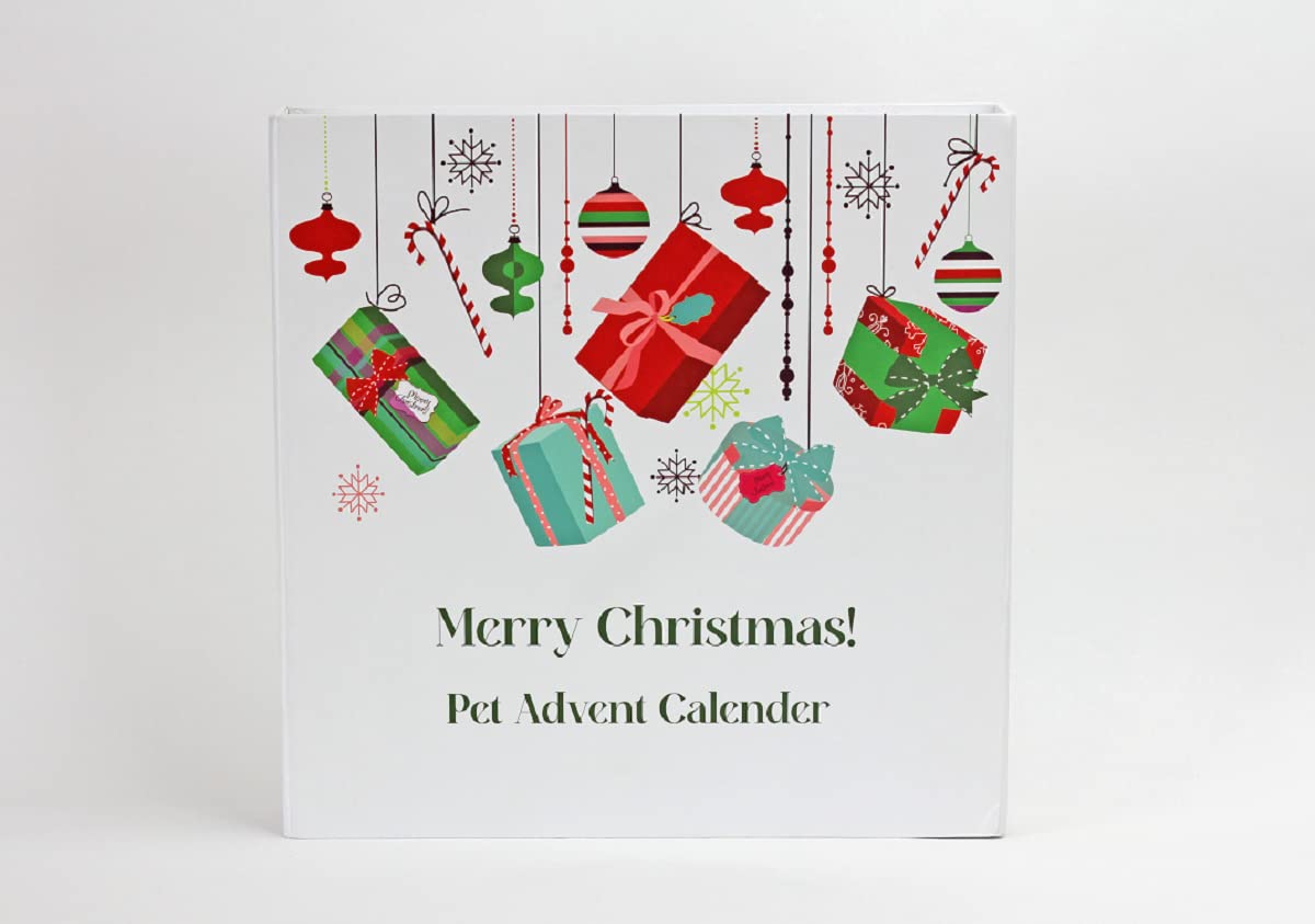 Midlee Cat Advent Calendar - 12 Days Of Christmas Filled Cat Toy Gift