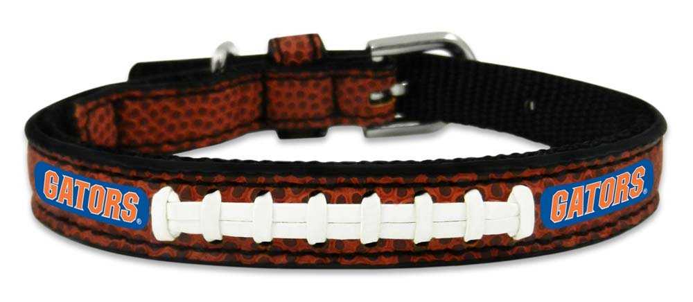 Ncaa Florida Gators Classic Leather Football Collar, Toy