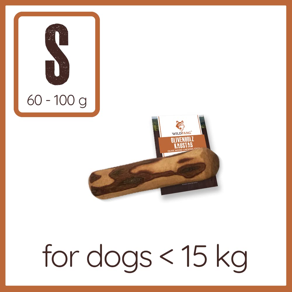 Wildfang Olive Wood - Chewing Stick For Dogs, 100% Natural Dog Toy, Dental Care & Training