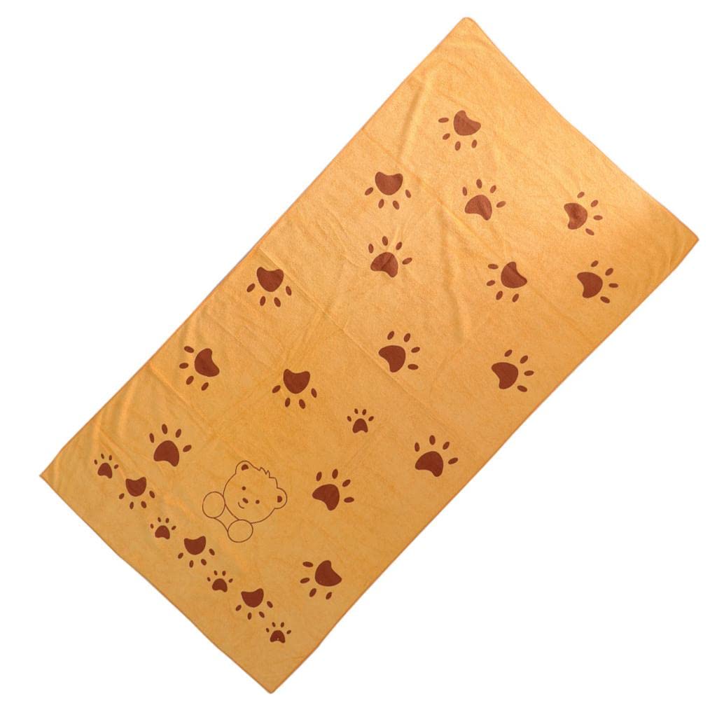ATORSE Pet Dog & Cat Blanket, Fleece Fabric Soft and Cute Towel 2 Colors 55X28 Inch Brown|Pet Supplies|Dog Supplies|Grooming|Sha