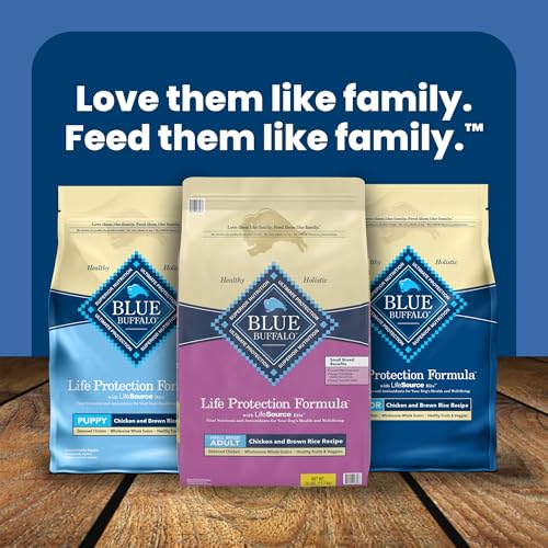 Blue Buffalo Life Protection Formula Adult Small Breed Dry Dog Food, Supports High Energy Needs, Made with Natural Ingredients,