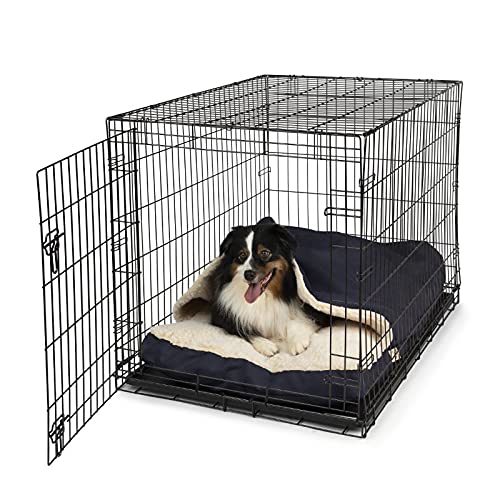Snoozer Cozy Cave Crate Pet Bed, Extra Large - Navy