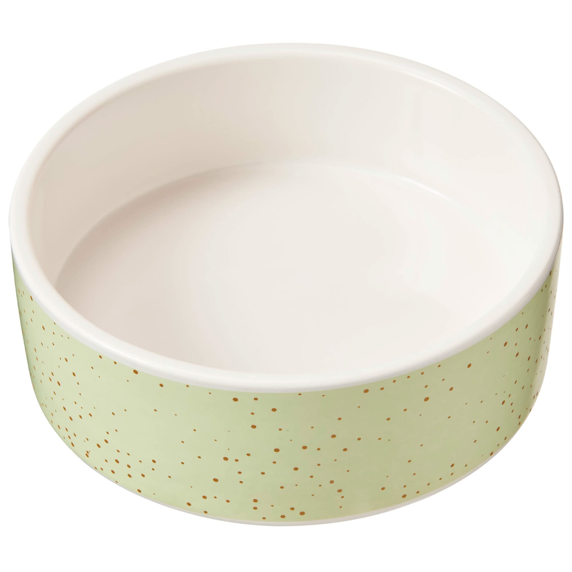 SPOT by Ethical Products - Heavy Ceramic High Gloss Dog Bowl Cat Bowl Durable Dog Food and Water Pet Dish - Dishwasher Safe - Tr