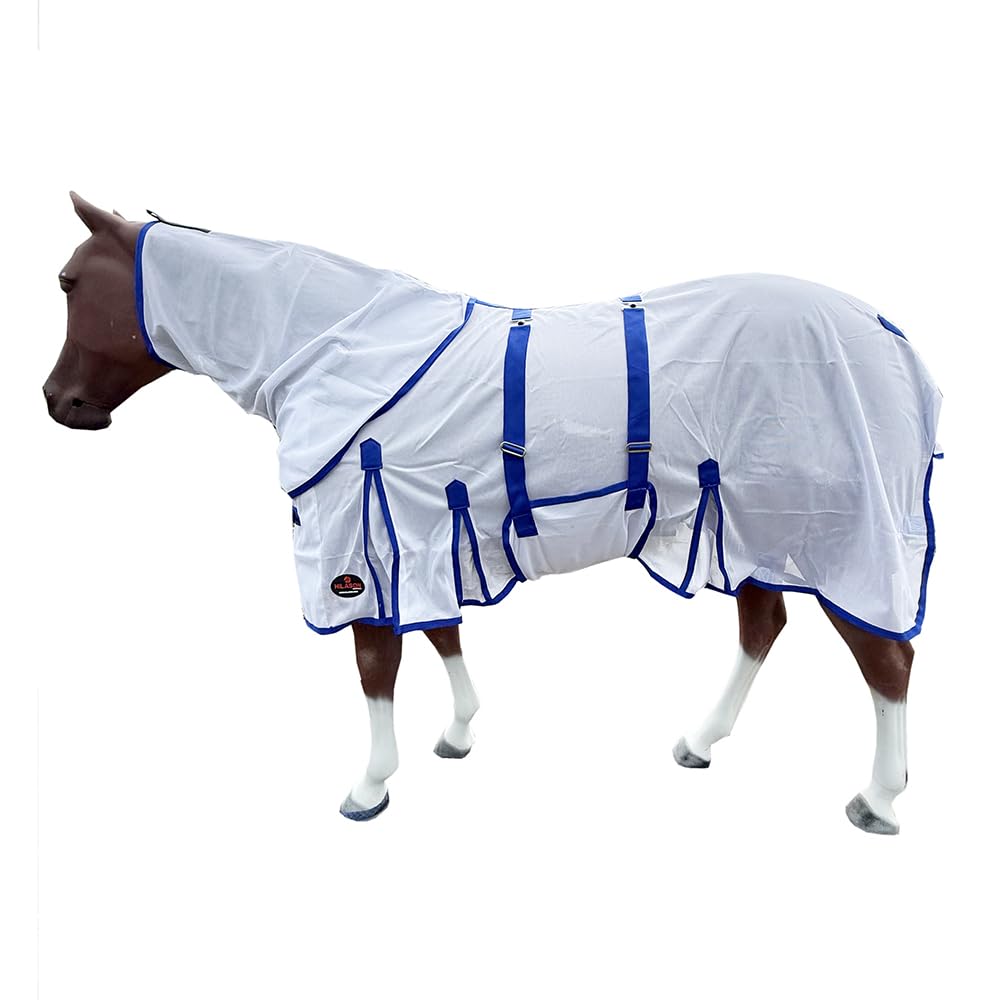 84 in HILASON Horse Fly Sheet Uv Protect Mesh Bug Mosquito Summer Spring