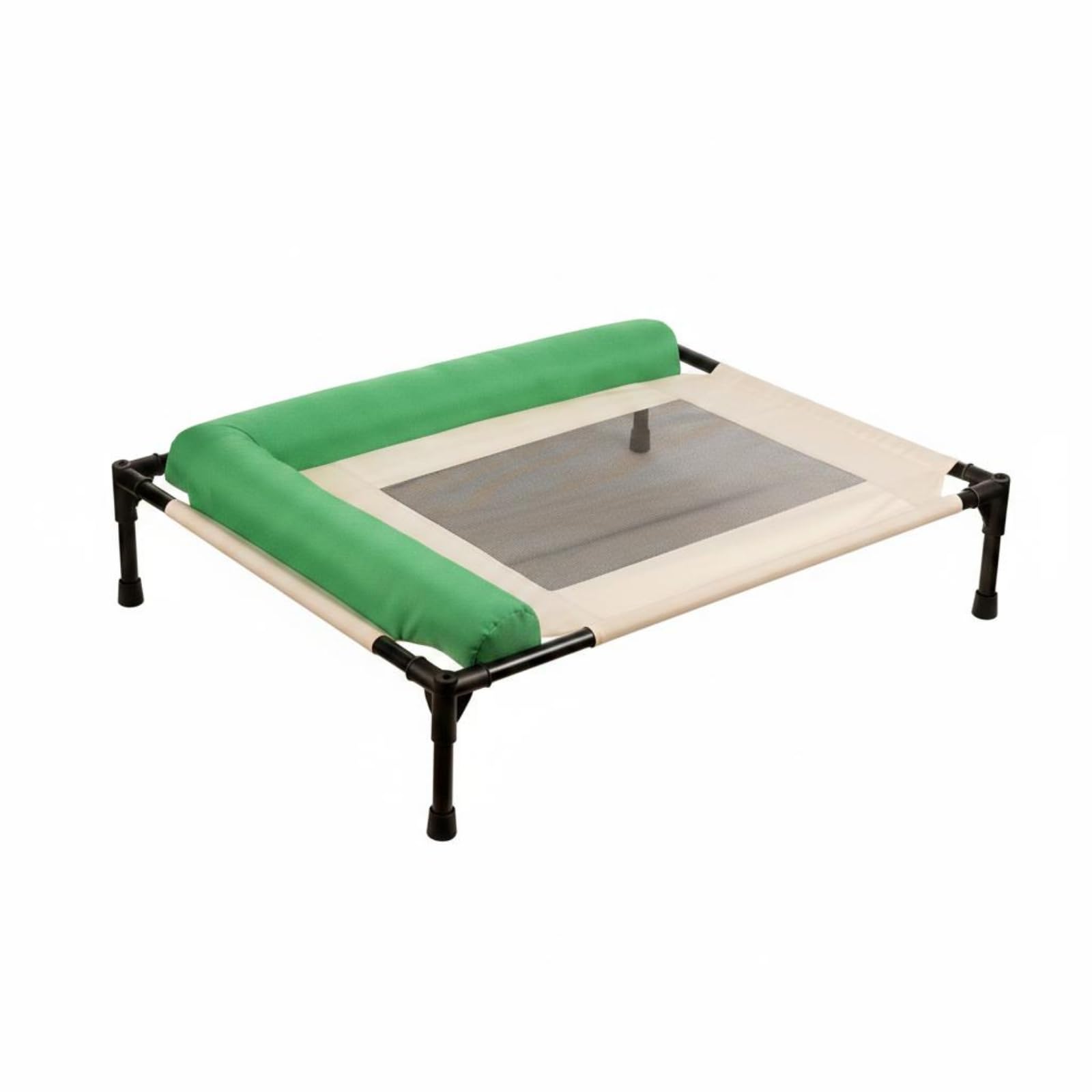 LOOM TREE Dog Cot YearRound Elevated Dog Bed Removable Cover Raised Pet Bed for Indoor, Green, M | Pet Supplies | Dog Supplies 
