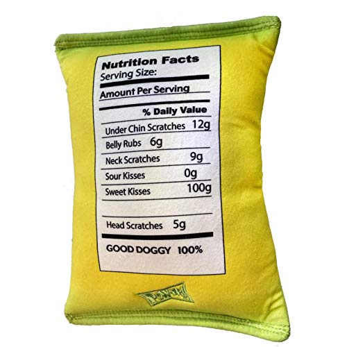 Huxley & Kent for Dogs - Sour Scratch (Large) - Power Plush Funny Dog Toy with Squeaker - H&K Squeaky