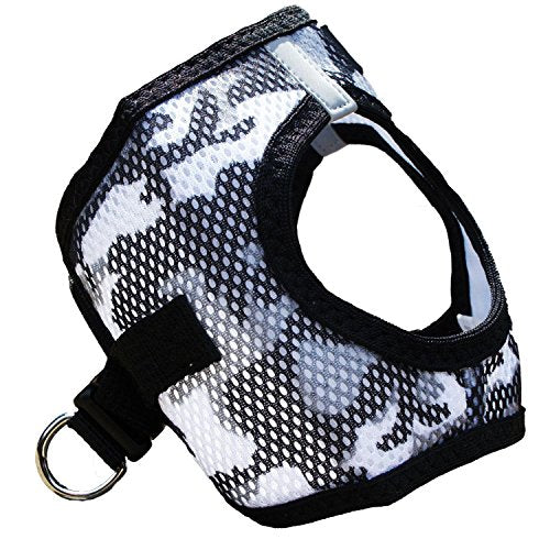 American River Camo Choke-Free Dog Harness - Gray