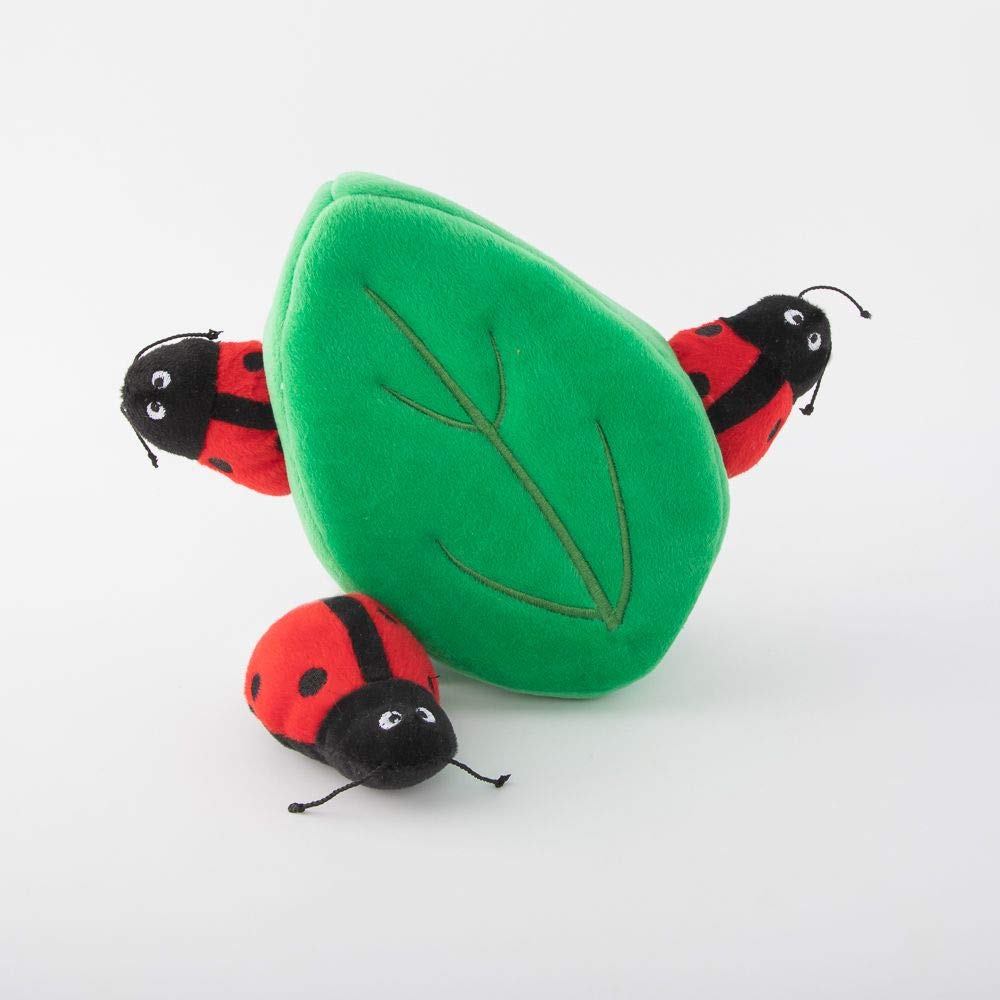 Zippypaws Burrow, Ladybug & Leaf - Interactive Dog Toys For Boredom - Hide And Seek Dog Toys, Colorful Squeaky Dog Toys For Smal