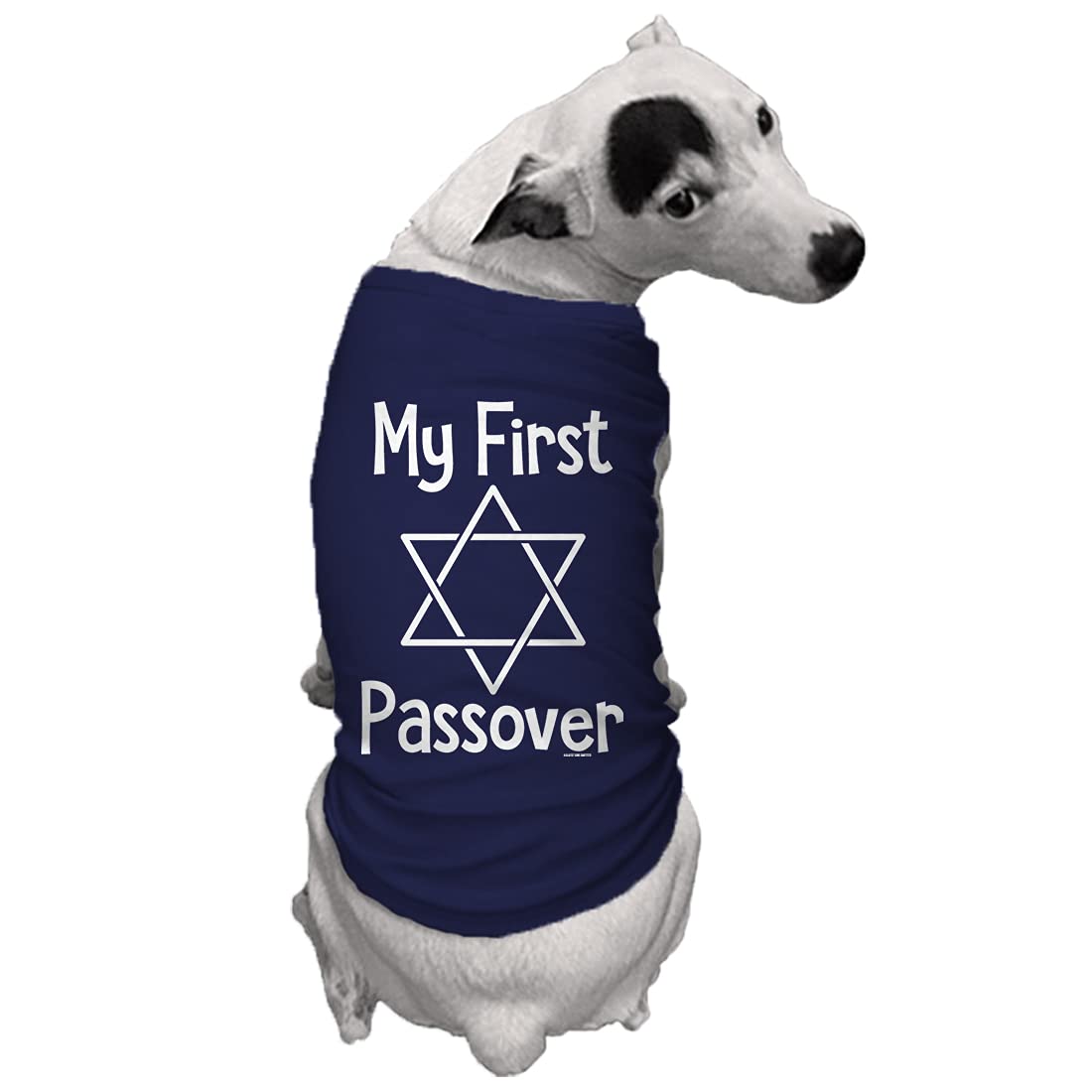 My First Passover - Dog Shirt (Navy, X-Small)