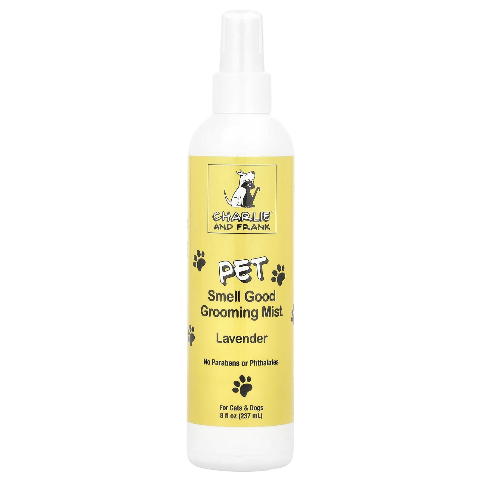 Charlie & Frank Pet Smell Good Grooming Mist, Lavender, In Between Bath Spray For A Clean & Shiny Coat, 8 Fl Oz (237 Ml), Charli