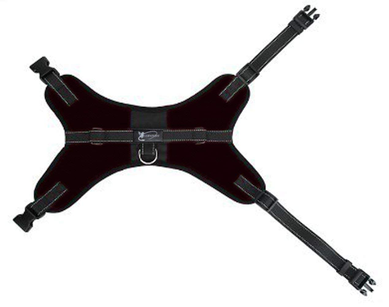 Copatchy No Pull Reflective Adjustable Dog Harness With Handle (X-Small, Black)