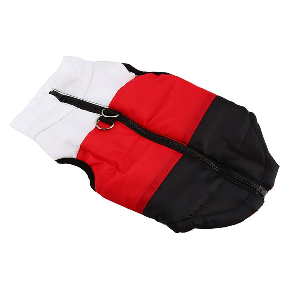 Marupet Winter Dog Vest - Waterproof Windproof Warm Coat For Cold Weather - Small Medium Dogs (Not Big Dogs) - White/Red/Black
