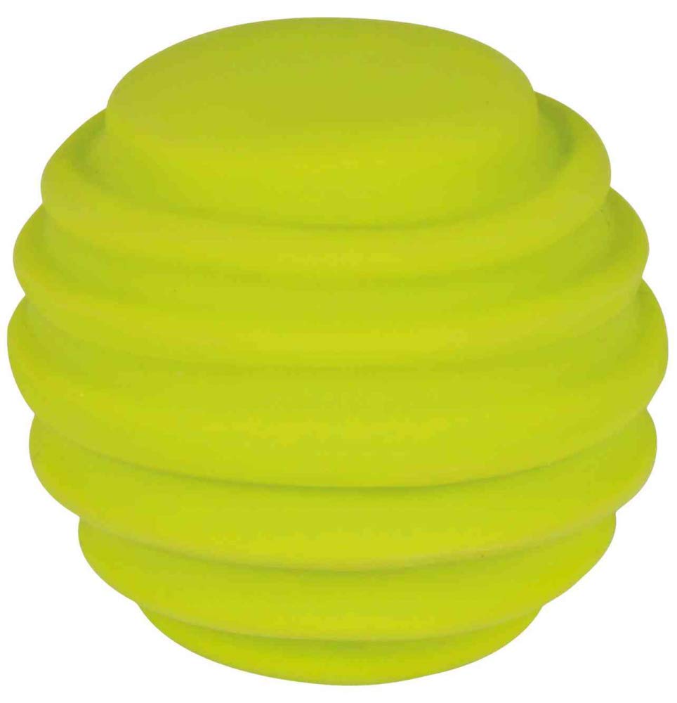 TRIXIE Flex Ball Toy for Dogs,Latex Dog Ball Toy with Squeaker for Fetch, Indoor & Outdoor Play, Soft Flexible Dog Toy for Puppi