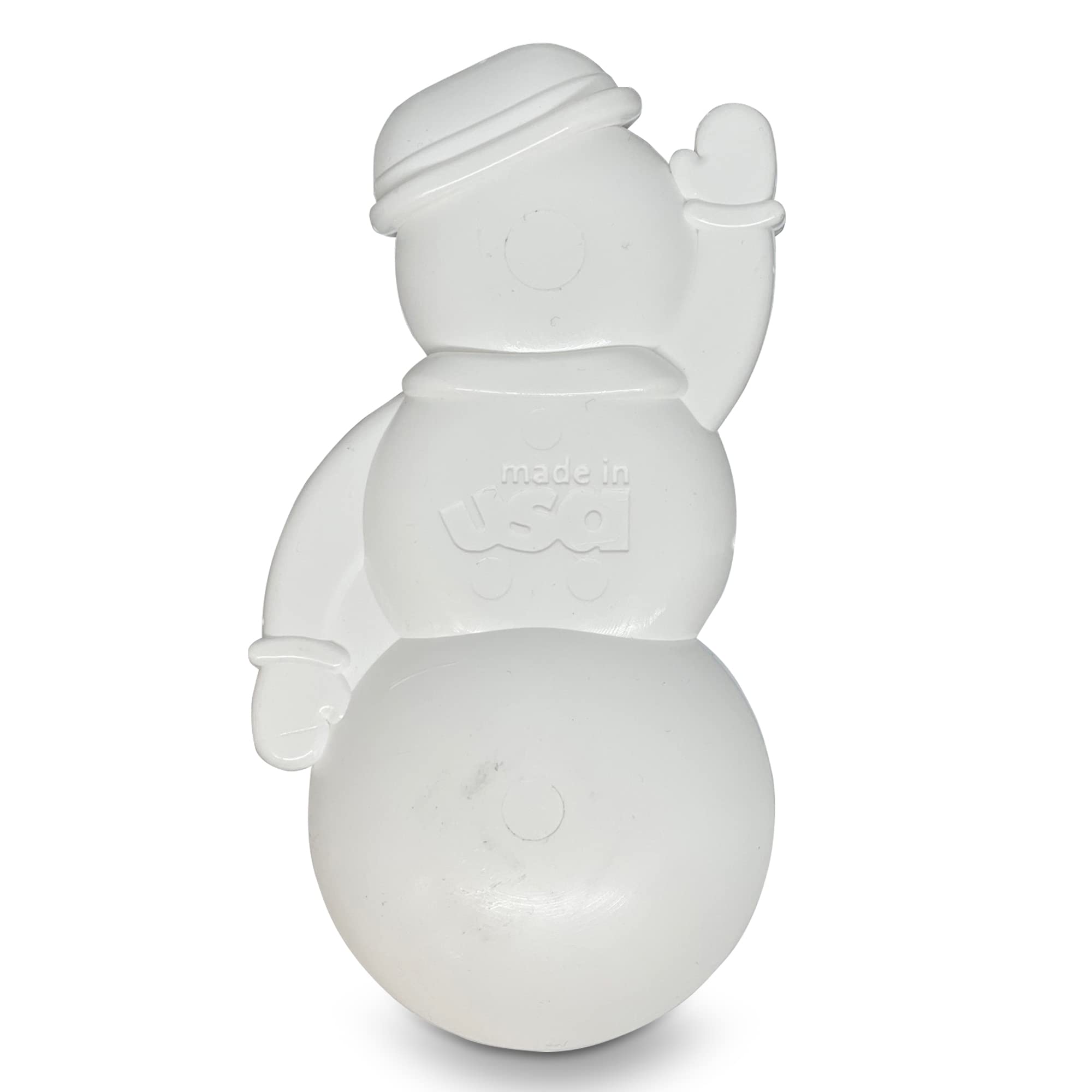 MKB Snowman Ultra Durable Nylon Dog Chew Toy for Aggressive Chewers