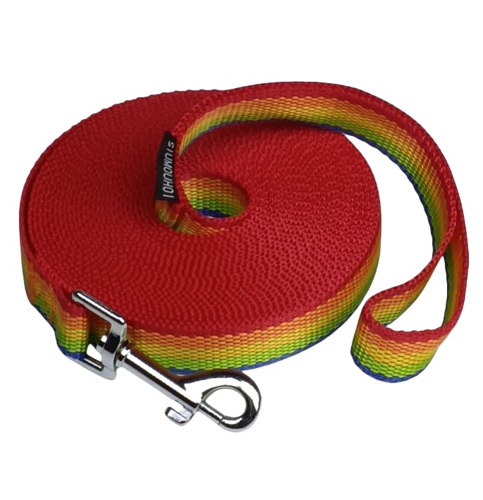 Siumouhoi Dog/Puppy Obedience Recall Training Agility Lead -15ft 20ft 30ft 40ft 50ft Training Leash - Great for Play, Camping, o