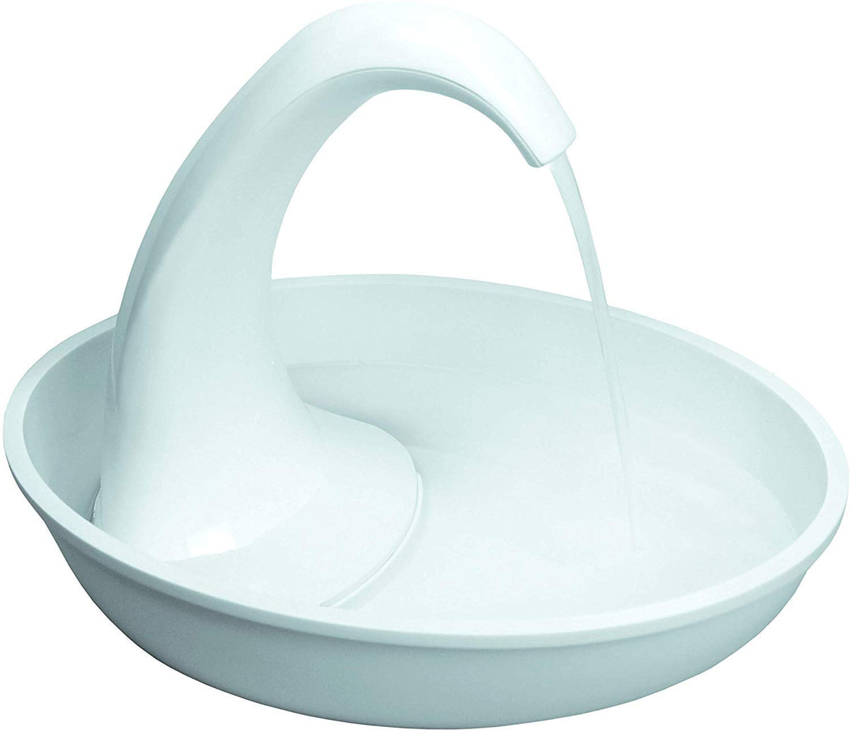Pioneer Pet Swan Pet Drinking Fountain For Cats And Dogs - 80Oz Capacity, Great For Multiple Pets - Great For Pets Who Love The 