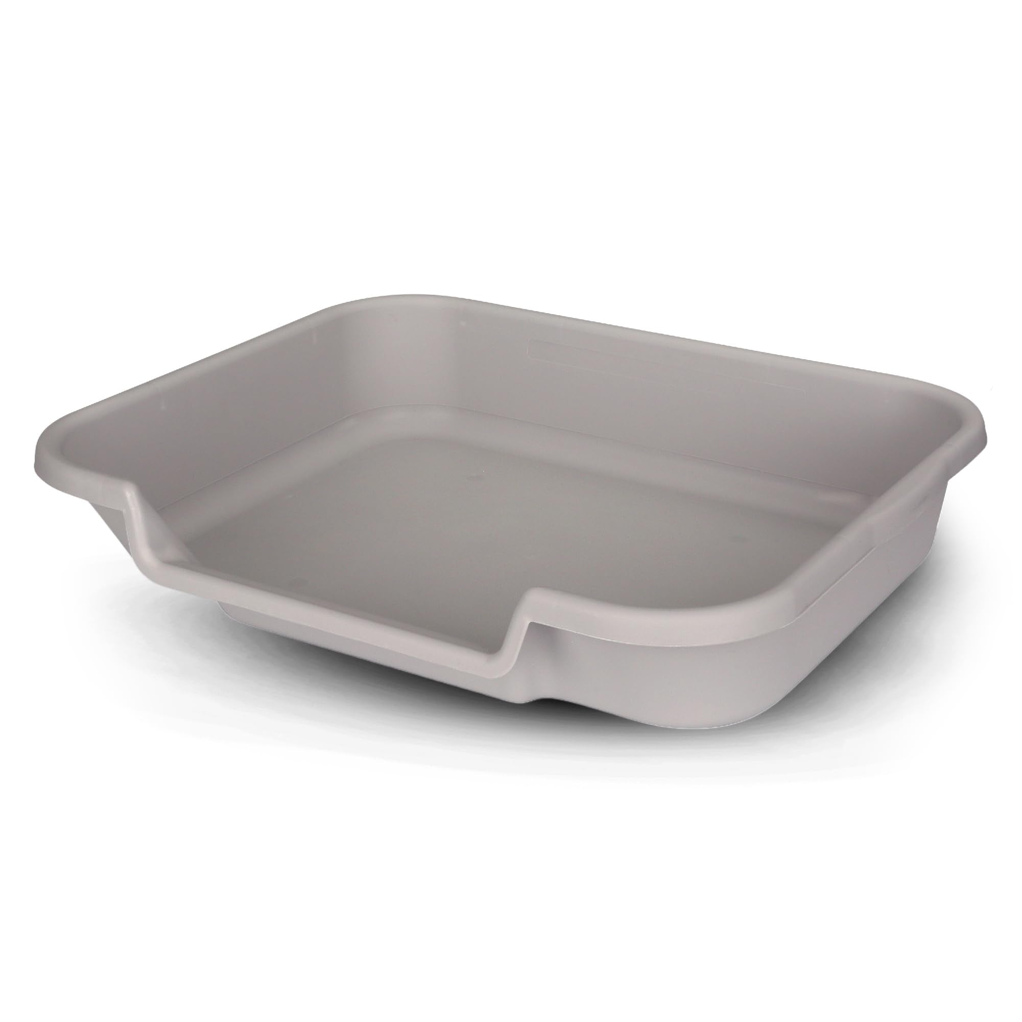 Puppygohere Dog Litter Box, Large Size, Misty Gray, Durable & Pet Safe, Indoor Open Top Entry Litter Pan, Comfortable For Puppy, Great For Dogs Up To 20 Lbs