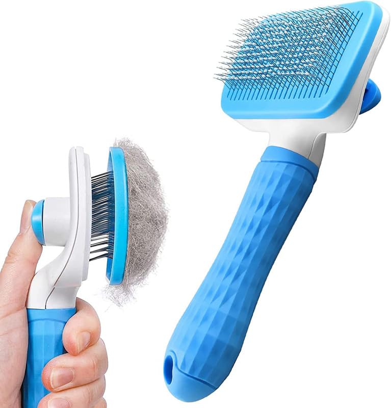 Self Cleaning Slicker Brush For Dogs & Cats