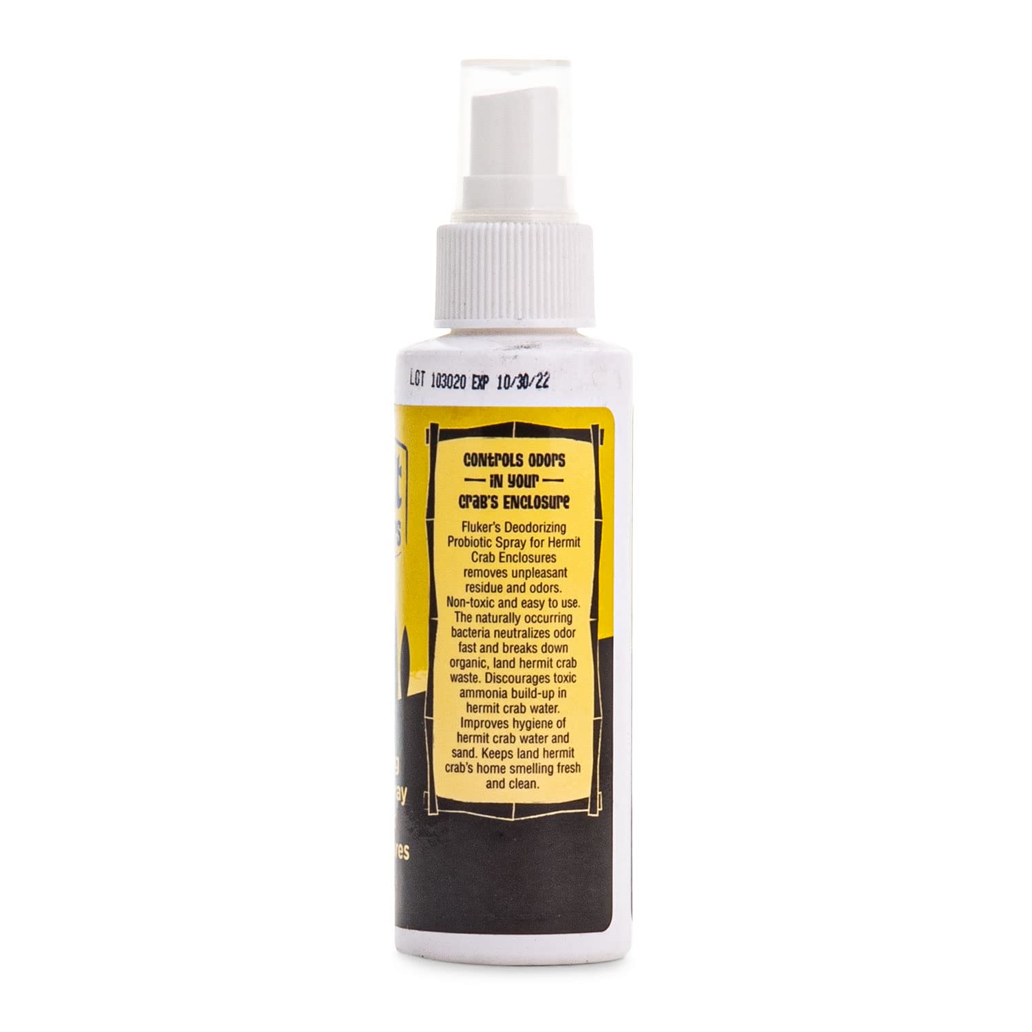 Flukers Deodorizing Probiotic Spray for Hermit Crab Enclosures, 4 oz