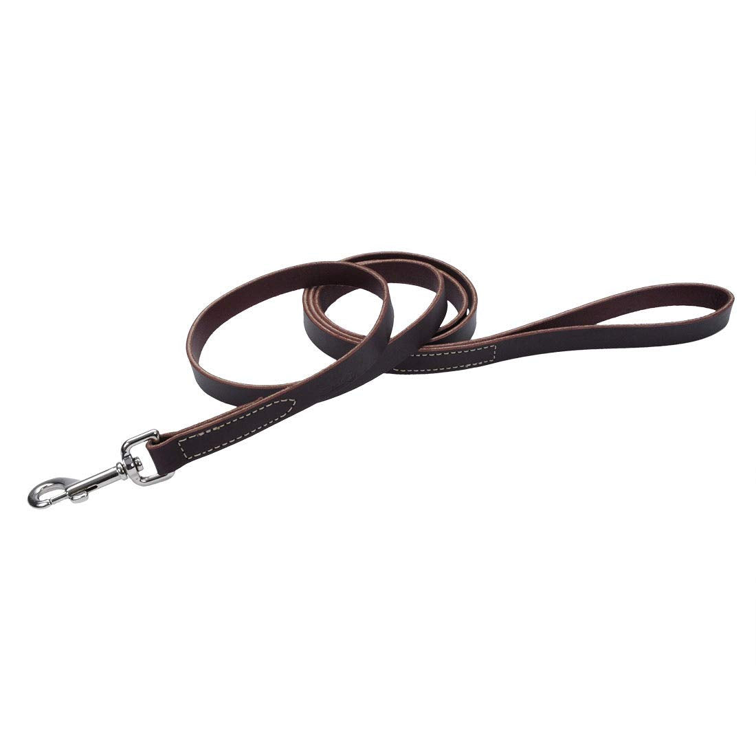 Coastal Pet - Circle T Latigo Leather Dog Leash - Comfortable And Weather-Resistant Dog Leash For Training - Perfecr For Puppies & Dogs - 3/4' X 6'