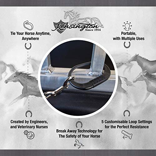 Kensington Protective Products Horse Tie - Revolutionary Safety For You And Your Horse - With A Quick Release Design For Use Whe